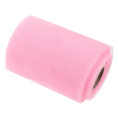 IWOWHERO 1 Rolle Netzband Dekoration Partyzubehör Partyzubehör Hochzeitszubehör Partyzubehör Hochzeitsauto Requisiten Party Requisiten Rosa von IWOWHERO