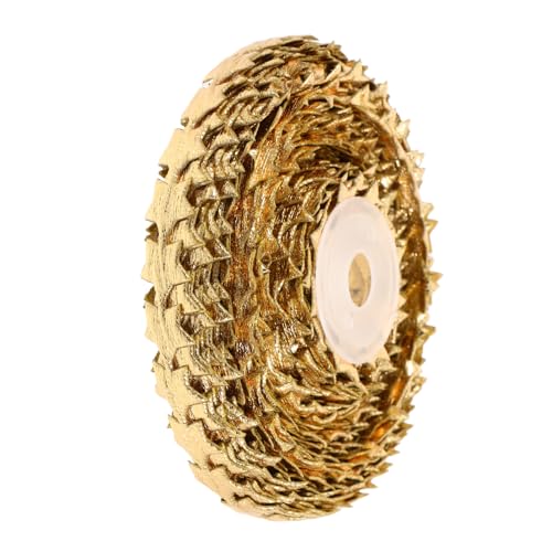 IWOWHERO 1 Rolle Sternband geschenkverpackung geschenkband kuchen dekoration Event Dekoration DIY-Dekoration Bänder zum Basteln Sternförmige Bänder Feiertagsbandbesatz Schleife Golden von IWOWHERO