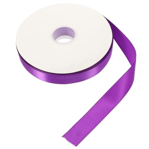 IWOWHERO 1 Rolle Verpackungsband ribbon bandfeile festivalbändchen Dekorationen aus Blumenballons Schleife Geschenkband selber machen dekoratives Band für Blumensträuße Polyester Violett von IWOWHERO