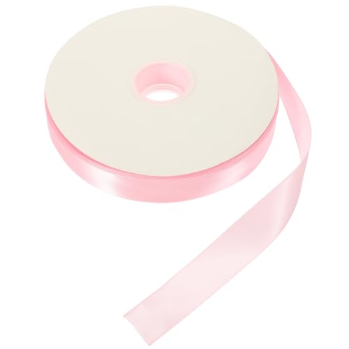 IWOWHERO 1 Rolle Verpackungsband ribbon bandfeile geschenkband ostern geschenkpakete Haarspangenband selber machen Straußbänder handgefertigtes Band Hochzeitsstraußband Polyester Rosa von IWOWHERO