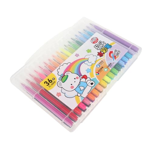 IWOWHERO 1 Satz Buntstift Kinder Bleistifte Kunstmarker Farbstifte Markierstifte Zum Malen Pinselstifte Mit Spitzen Bleistift Für Kinder Farbige Marker Für Kinder Bunte Stifte Plastik von IWOWHERO