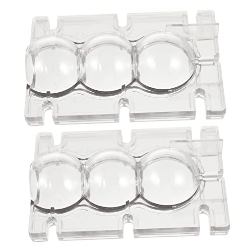 IWOWHERO 1 Satz Kugelform aus Kunststoff Kerzenherstellung Wachs schmelzen Doppelkessel Wachsschmelzbehälter Acrylic candle mold DIY candle mold Art mold DIY-Form Wohnkultur Schimmel von IWOWHERO