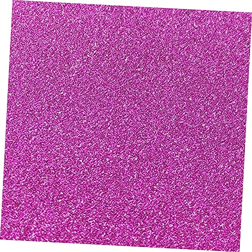 IWOWHERO 10 Stück Glitzerkarton A4 Rosenrot Für DIY Projekte Scrapbooking Bastelpapier Funkelndes Bastelmaterial Glitzerndes Kunsthandwerk Kartenherstellung von IWOWHERO