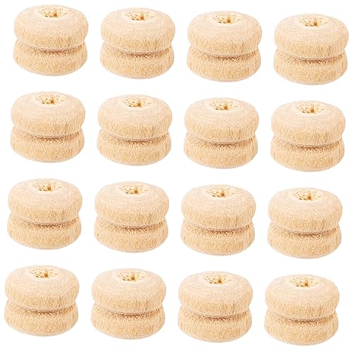 IWOWHERO 100 Stück Unvollendete Holzperlen Abstandshalter Aus Holz Lose Perlen DIY Charms von IWOWHERO