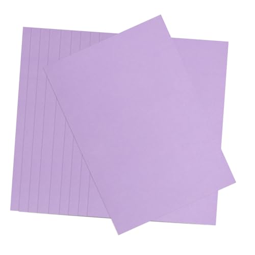 IWOWHERO 10St Kartenvorrat kartenpapier papier für karten Weihnachtspapier aus Karton Bastelbedarf aus Papier hartes Papier Kartonpapier farbig buntes Kartenmaterial Lagerpapier Violett von IWOWHERO