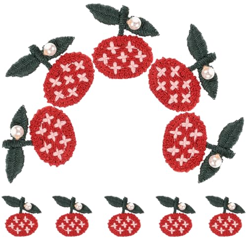 IWOWHERO 10St fashing costume kinder bastelzeug decor garming Textilien verschönern stitsch Blumenbeete Blumenapplikation aufnähen bügeleisen Blumenflecken aufbügeln Flicken aufbügeln Perle von IWOWHERO