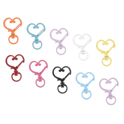 IWOWHERO 10Stücke Drehbare Schnallenringe für Handtaschen Metall Schlüsselanhänger für Geldbörsen und Riemen Zubehör für DIY Projekte und Schmuckherstellung Langlebig IWOWHERO 10Stücke Drehbare Schnallenringe für Handtaschen Metall Schlüsselanhänger für Geldbörsen und Riemen Zubehör für DIY Projekte und Schmuckherstellung Langlebig von IWOWHERO