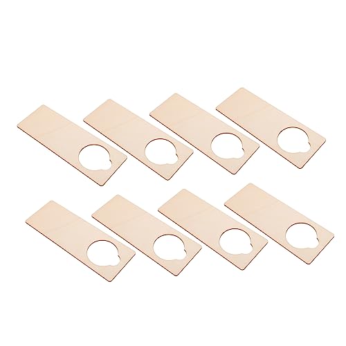 IWOWHERO 10er Set DIY Türschild Anhänger Blanko Holzplaketten Für Kreative Bastelideen Türdekoration Handgemalte Schildchen Zur Individuellen Gestaltung Von Wohnräumen Und Türen von IWOWHERO