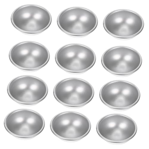 IWOWHERO 12st Schimmel Diy Badeformen Gebäckformen Kugel Kuchen De Para Gelatinas Süßigkeiten Schimmel Kuchenformen Aus Aluminium Formen Für Seifenbomben Aluminiumlegierung von IWOWHERO