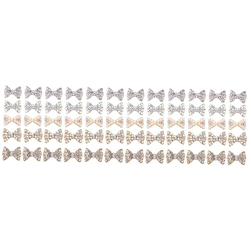 IWOWHERO 150 Stück Nagel Diamant Schmuck 3D Schleife Nagel Charms Piercings Schmuck Nagelschmuck Und Dekorationen Nagelperlen Nagel Strasssteine Nagelkunst Ornamente von IWOWHERO