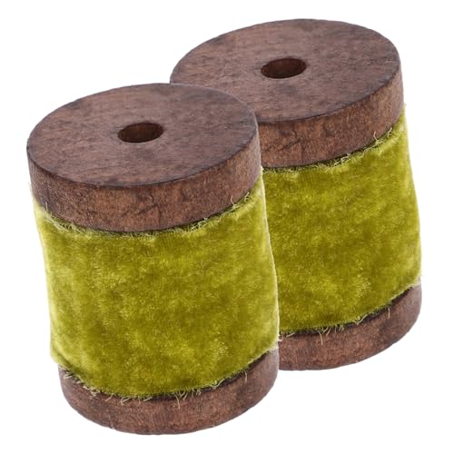 IWOWHERO 2 Rollen Geschenkverpackung mit Band Schnur zum Einwickeln weißes Band Satinband farbige Bänder Hutband kreative Kuchenbänder Geschenkbänder ein Verpackungsband Polyester Yellow von IWOWHERO