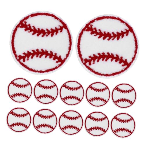 IWOWHERO 20 Stück Handbuch Zubehör Kappen Zarte Baseball Aufnäher Haushalts Mantel Aufnäher Mantel Zubehör Kleine Baseball Aufnäher Austauschbare Baseball Aufnäher Mantel von IWOWHERO