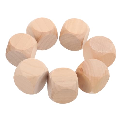 IWOWHERO 20 Stück Leere Würfel Spielzeug Leeres Spielzeug Kreative Holzwürfel Holz Leere Würfel Aus Holz von IWOWHERO