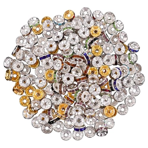 IWOWHERO 200St glasperlen schmuck machen Handgemachte Schmuckstücke Schmuckherstellungszubehör dekorative Bastelperle Perlen zum Basteln DIY Schmuck lose Perlen Bastelperlen selber machen von IWOWHERO