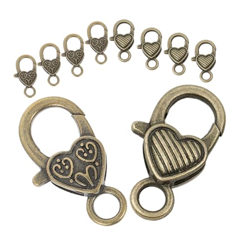 IWOWHERO 20St Liebe Hummer Schnalle bastelzeug liebstöckel key chain anahtarlık schlusselketten كوفية einziehbar Schlüssel Hardware Haken Halter Hummerschere Karabinerverschlüsse Legierung von IWOWHERO