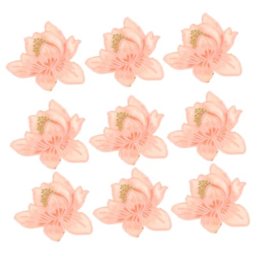 IWOWHERO 20 Stücke Lotus Kleidung Patch Stickerei Applique Dekorative Aufnäher Für Röcke von IWOWHERO