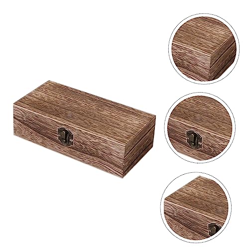 IWOWHERO 2Er-Box Holzkasten schmuckkästchen storage boxes aubewahrungsbox ornament box präsentbox Holzbox Schmuck Organizer klar antikes Dekor Schmuck-Organizer Organizer für Schmuckketten von IWOWHERO