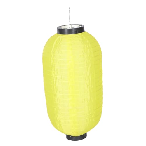 IWOWHERO 2St Restaurantlaterne für Party Koi Tor hängende Laterne Lampe für den einzug weihnachtspräsente gilbe japanische Laternen im Freien Laternendekor Seidentuch Yellow von IWOWHERO