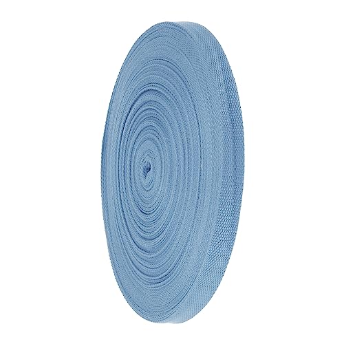 IWOWHERO 2cm Baumwollband schwarzes Gafftape Band zum Basteln Köperband zum Nähen Buntes Klebeband Farbband lichtband bastelzeug Taschengurtband Gurtband für Canvas-Taschen Baumwolle Blue von IWOWHERO