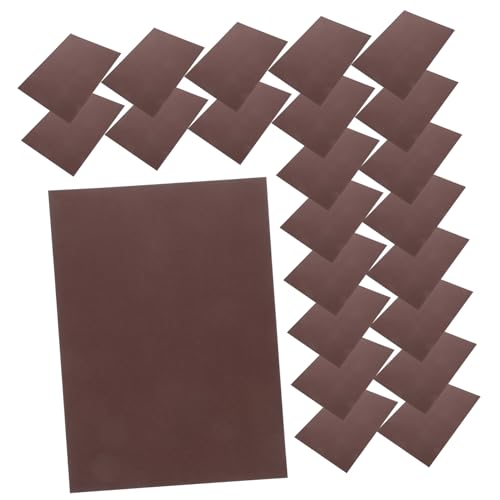 IWOWHERO 30 Stk Handbemalter Karton Origami-kartenpapier Scrapbook-papier Diy-werkzeuge Kartenpapiermaterialien Kunstkartenpapier Malmaterial Diy-papiere Dickes Papier 230g Papier Coffee von IWOWHERO