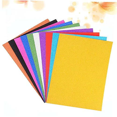 IWOWHERO 30 Stück A4 Glitzerpapier Bunt Selbstklebendes Bastelpapier Für Ideal Für Kreative Projekte Dekoration Und Handwerk Perfekt Für Karten Aufkleber Und Mehr von IWOWHERO