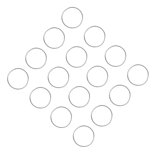 IWOWHERO 300 Stk Lichtverbindungsring aus Kristall Lampenringe Kronleuchter Ringe weihnachtsbaumdeko tannenbaum dekoration Kronleuchter-Anschlüsse Lampenzubehör Rostfreier Stahl von IWOWHERO