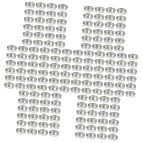 IWOWHERO 350 Stk Kerzenschale aus Aluminium DIY Wachskerzen Teelicht Zubehör Teelichthalter für Kerzen kerzenständer hochzeit tea light candle heater Professioneller Teelichtbehälter von IWOWHERO