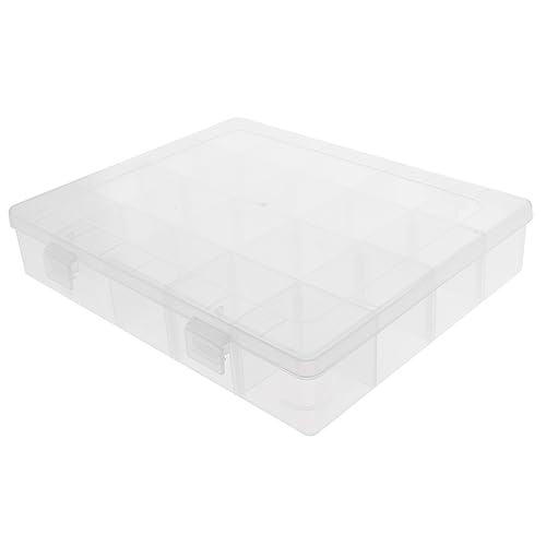 IWOWHERO 3er Set Multi Grid Organizer Transparentes Für Schmuck Perlen Und Bastelmaterialien Fächerbox Für Lose Perlen Und Nail Charms Perfekte Aufbewahrungslösung von IWOWHERO