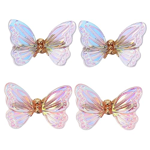 IWOWHERO 2020 Glänzende Schmetterling Nagel Schmuck 3d Nail Art Aufkleber Zirkon Studs Nagel Für von IWOWHERO