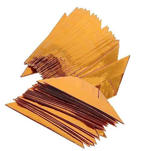 IWOWHERO 400 Stück Origami Papiergeld der Vorfahren Chinesischer Papierbarren Ahnengeld Gold Ahnenverehrung Papier Opfergaben Papiergoldbarren anbeten Golden von IWOWHERO