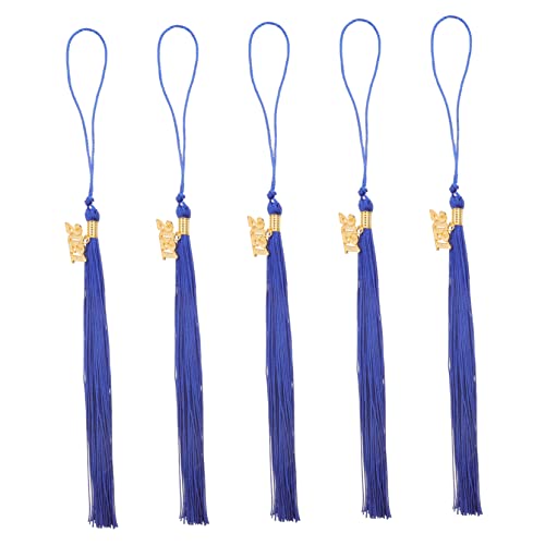 IWOWHERO 5 Stück 2020 Doktorhut Quasten hängende Ohr Abschlusskappen-Tags College-Quaste Mütze Kleid Quaste DIY -Abschlussquasten Junggesellenmütze Absolventendekorationen Polyester Blau IWOWHERO 5 Stück 2020 Doktorhut Quasten hängende Ohr Abschlusskappen-Tags College-Quaste Mütze Kleid Quaste DIY -Abschlussquasten Junggesellenmütze Absolventendekorationen Polyester Blau von IWOWHERO