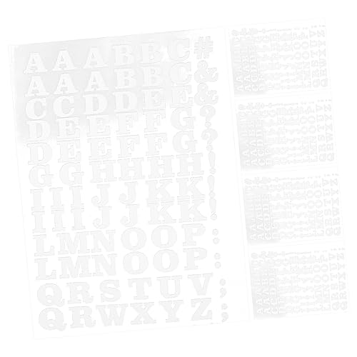 IWOWHERO 5 Stück Basteln Mit Buchstaben Zum Aufbügeln, Englische Buchstaben, Aufnäher Für Kleidung, Buchstaben Zum Aufbügeln, Diy, Kleidung, Buchstaben, Dekore von IWOWHERO