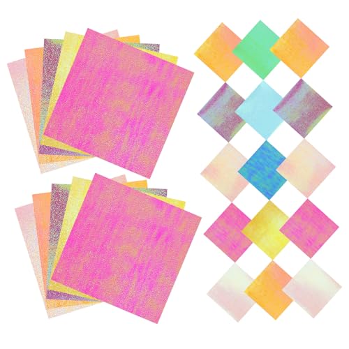 IWOWHERO 50 Blatt Origami Bastelpapier DIY Papier Druckpapier Bastelpapier Faltpapier Ornament Zartes Malpapier Buntes Faltpapier Dekoratives Faltpapier von IWOWHERO