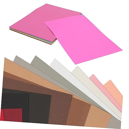 IWOWHERO 50 Blatt farbiger Karton leere papiere zum ausdrucken DIY-Werkzeuge Origamipapier für Kinder bunte Papiere DIY-Kits aufkleberpapier basteln für kinder Origami-Papier Fotografie-Kit von IWOWHERO