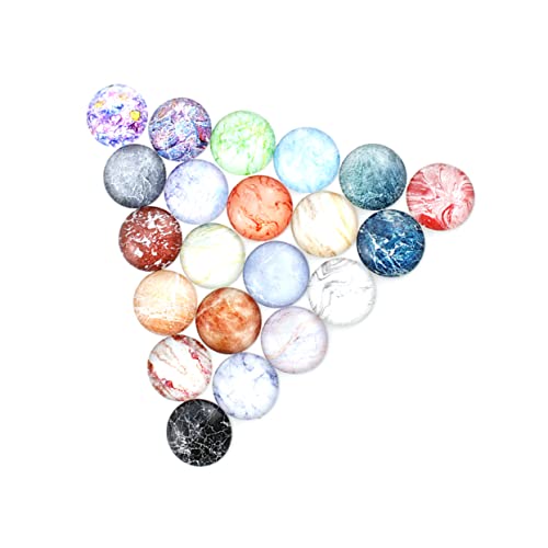 IWOWHERO 50 Stück Glasfleck Aufkleber Juwelen Ohrring-anhänger-charme Diamant-ohrring Aufkleber Edelsteine Runder Aufkleber Glas Aufkleber Schmuckmaterial Selber Machen von IWOWHERO