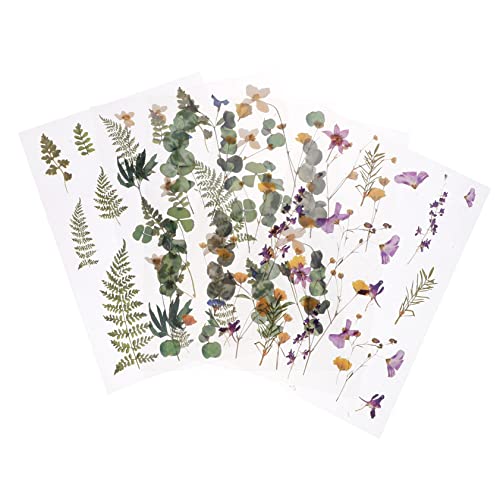 IWOWHERO 5St Pflanzenmaterial ästhetische Aufkleber dekorative Abziehbilder Planer-Schablonen scrapbooking sticker scrapbook stickers dekorative Aufkleber Notebook-Aufkleber das Haustier von IWOWHERO