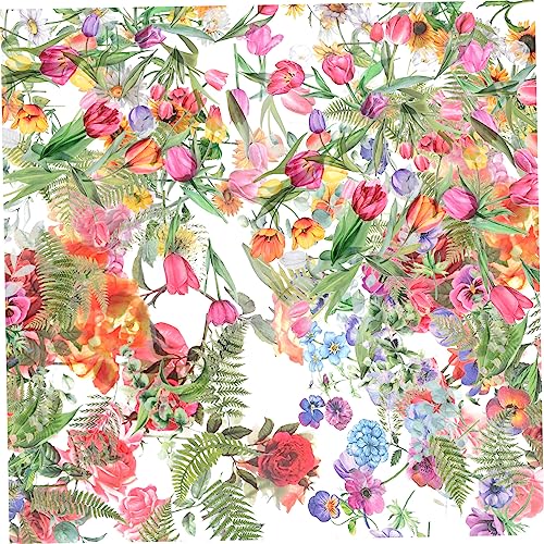 IWOWHERO 6 Packungen Scrapbook-Papier Aufkleber für Wasserbecher Aufkleber mit Aquarellblumen scrapbooking sticker scrapbook stickers wasserdichte Aufkleber für Haustiere DIY-Aufkleber von IWOWHERO