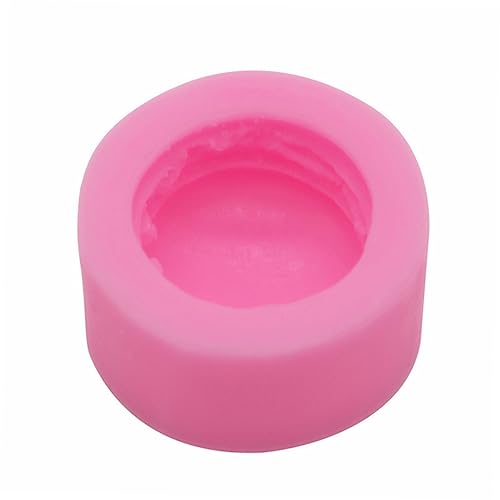 IWOWHERO DIY Seifenform Bonbonformen Silikon Süßigkeitsform Antihaftbeschichtete Silikonformen Pralinenformen Kerzenformen Rosa von IWOWHERO