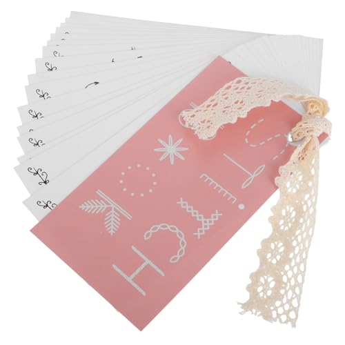 IWOWHERO Mini-Nähbuch Notfallset für die Hochzeit Stickset Anfänger Bausätze Stickrahmen Stickset für Anfänger und Erwachsene Mini-Bücher Starter-Stickset für Anfänger Nähset Basic Papier von IWOWHERO