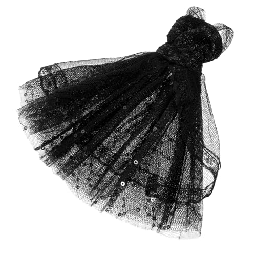 IWOWHERO Puppen-Tutu kinderkleidung puppenspielzeug Tauschkleidung Puppen Ballettkleid Elegantes Puppenkleid Ballett-Outfits für Puppen Puppe formelle Kleidung -Partykleid Stoff Black von IWOWHERO