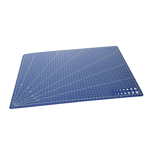 IWOWHERO Rücken schneiden Schneidepads Gravurmatte zum Basteln Schneidematte zum Nähen selbstheilende rotierende Matte cutting mat zuschneidematte Bastelmatte nähen Gravurmatten pp Blue von IWOWHERO