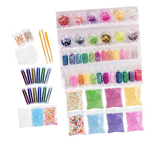 IWOWHERO Set Mit 72 Packungen Bunter Perlen Kugeln Für Bastelarbeiten Hochzeiten Und Partys Zufällige Farbe Perfekt Für Kreative DIY Projekte Und Dekorationen von IWOWHERO