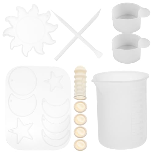 IWOWHERO Silikonform Set Für Harzguss Schmuckanhänger Deko Silikonformen Herz Und Schmetterlingsdesign Ideal Für Kreative Projekte Und Geschenkideen Langlebig Und Flexibel von IWOWHERO