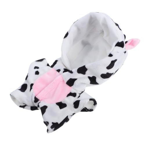 IWOWHERO Süße 20 cm Puppe Kuh Kostüme weichem Plüsch Pyjama Set Kuh Kleidung für Dress Up von IWOWHERO