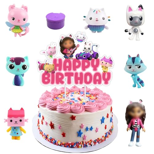 Iamred 9 Stück Gabys Dolhouse Mini Figuren Set Junge, Gaby Dolhouse Figuren Tortendeko, Mini Tortenfiguren, Kuchen Deko Kindergeburtstag, Happy Birthday Cake Topper für Geburtstag Party Supplies Iamred 9 Stück Gabys Dolhouse Mini Figuren Set Junge, Gaby Dolhouse Figuren Tortendeko, Mini Tortenfiguren, Kuchen Deko Kindergeburtstag, Happy Birthday Cake Topper für Geburtstag Party Supplies von Iamred