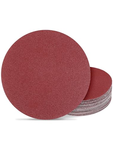 125mm Exzenter Schleifpapier 100 Körnung, 125mm Schleifscheiben für Exzenterschleifer, 5 inch Klett Schleifblätter für Holzwerkstoffe Spanplatte Metall (30 Stück) von Icastny