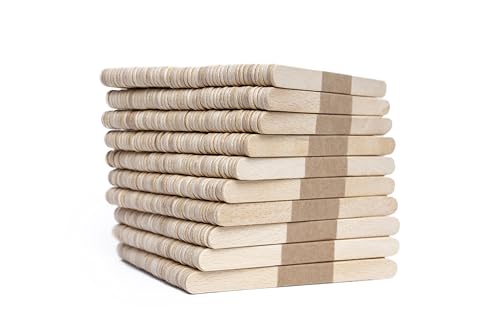 IceStick 700 Stück Holzstäbchen zum Basteln Eisstiele Holz 113 mm x 10 mm x 2 mm Holzeisstiele Birke DIY Holzspatel Glatt Holzstäbe Vielseitig Einsetzbar IceStick 700 Stück Holzstäbchen zum Basteln Eisstiele Holz 113 mm x 10 mm x 2 mm Holzeisstiele Birke DIY Holzspatel Glatt Holzstäbe Vielseitig Einsetzbar von IceStick