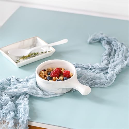 Icegrey Tischdecke, Tischfolie Tischschutz Wasserdicht Abwaschbar PU Leder Folie Fettdicht Tischschutzfolie, Grau Blau von Icegrey