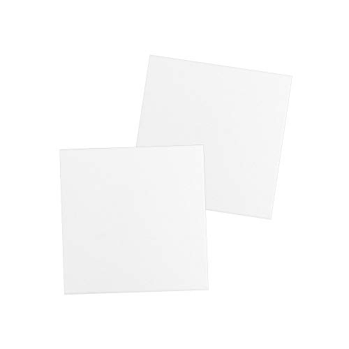 Ideen mit Herz Leinwand auf Keilrahmen | 280 g/m² | weiß | ideal zum Bemalen mit Acrylfarben (20 x 20 cm | 2 Stück) von Ideen mit Herz