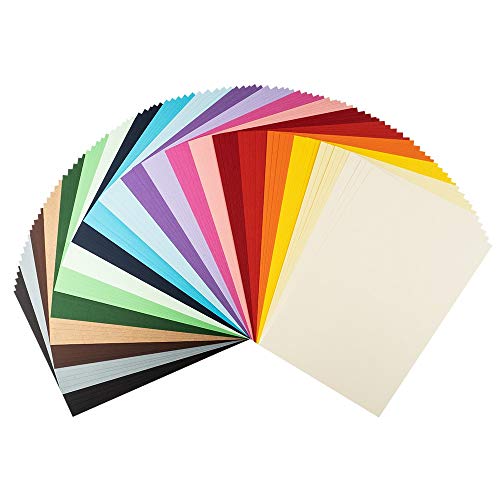 Ideen mit Herz Tonkarton | DIN A4 | 220g/m² | 20 Farben | 100 Bogen | Bastelpapier, Bastelkarton, Tonpapier, Fotokarton, buntes Papier (Bunte Farben) von Ideen mit Herz